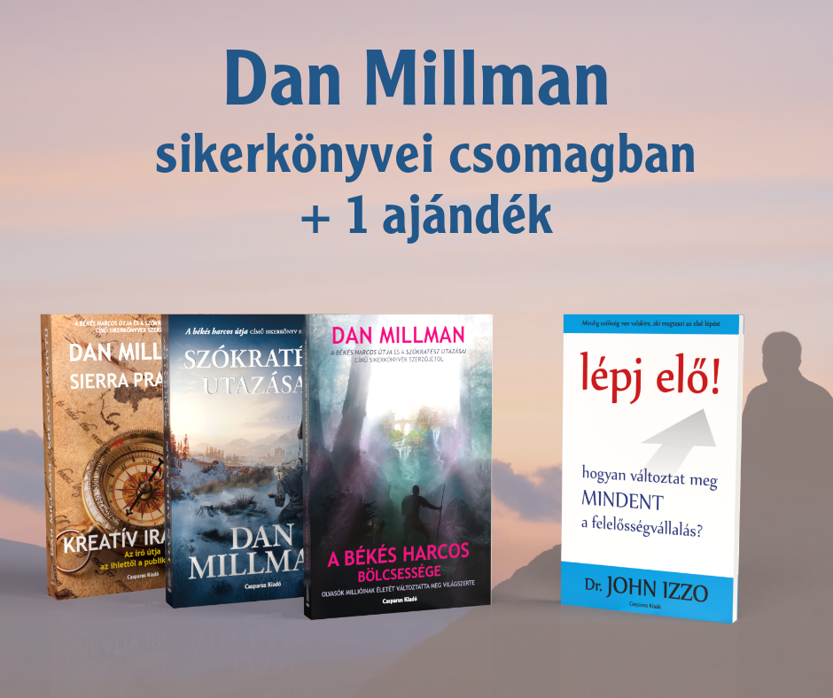 Dan Millman 3+1 könyvcsomag